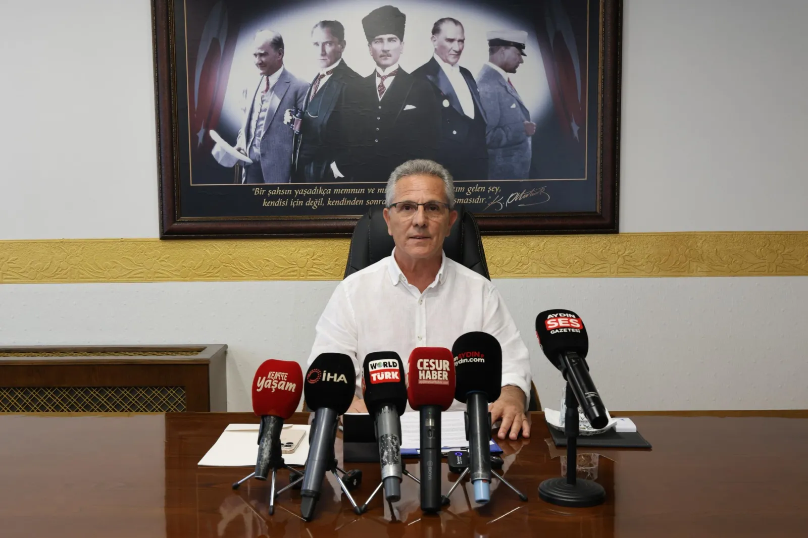 Nazilli Belediye Başkanı tetikten duygusal Veda