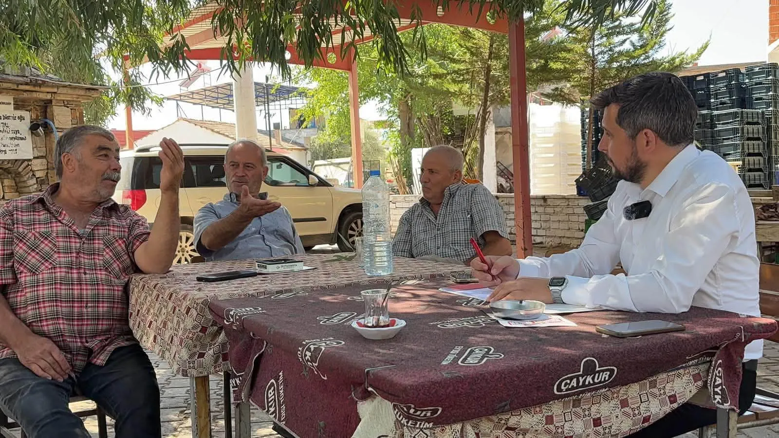 Başkan Kayaoğulları incir üreticinin sorunlarını yerinde dinledi