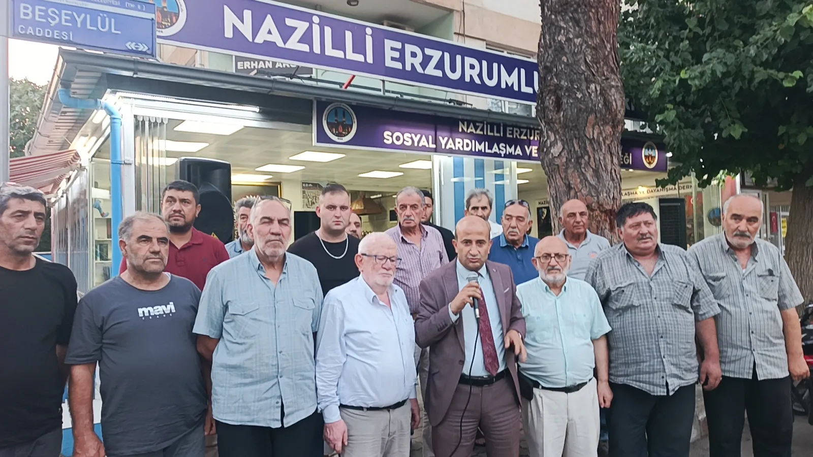 Nazilli Erzurumlular Derneği'nden basın açıklaması