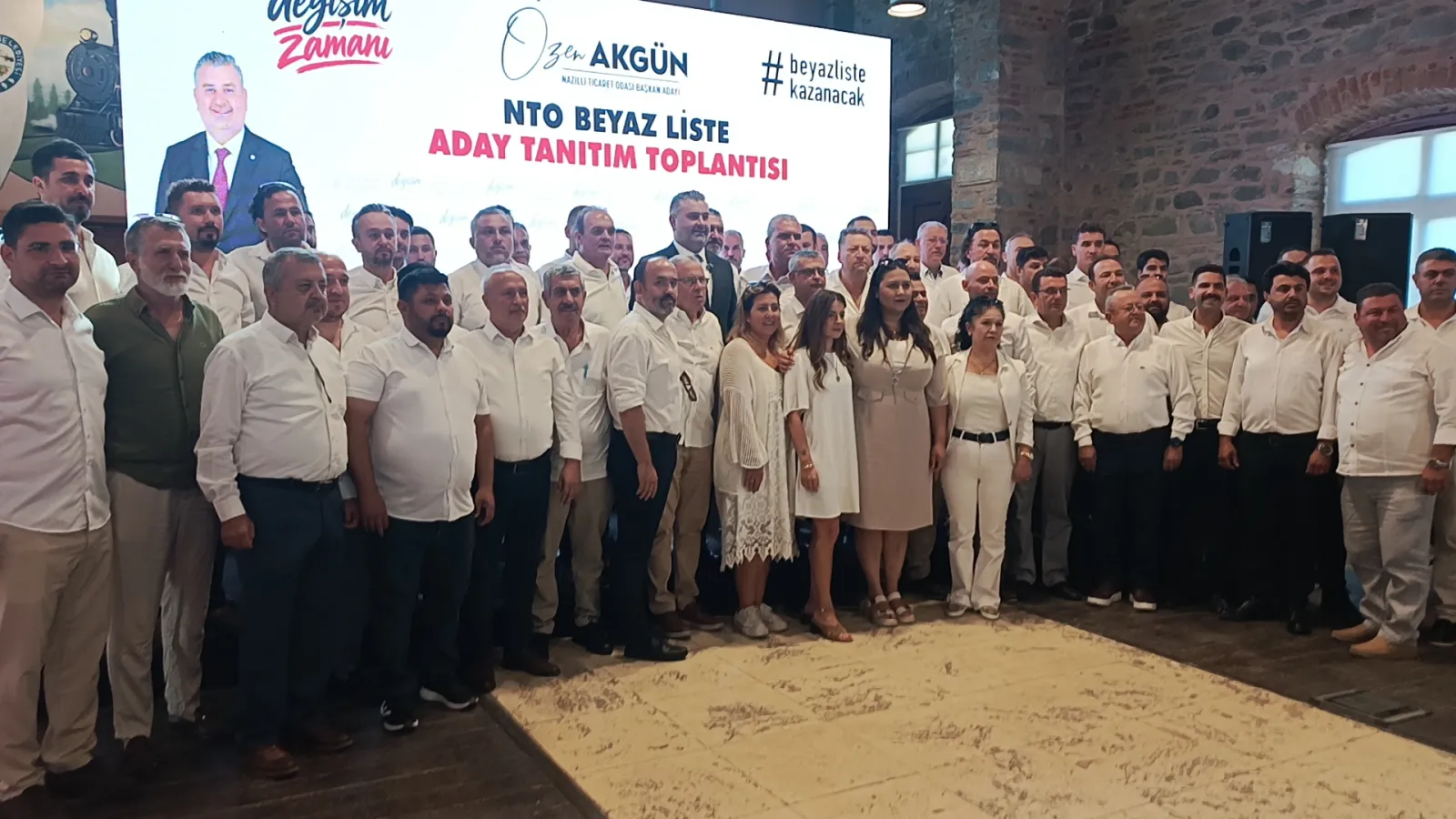 Nazilli Ticaret Odası başkan adayı Özen Akgün projelerini açıkladı